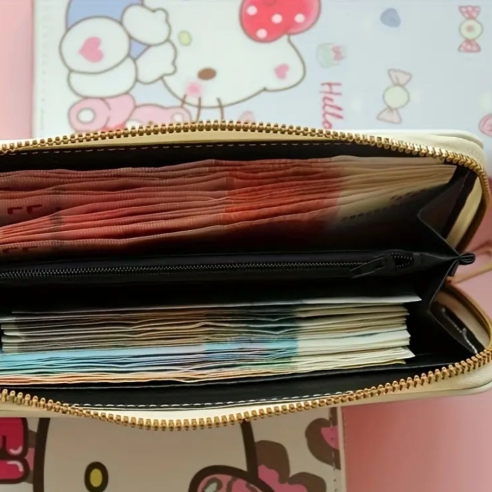 Hello Kitty Face Wallet - Picture 2 of 3